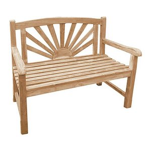Garden Pleasure Gartenbank MARISA 940291 braun Holz 110,0 cm