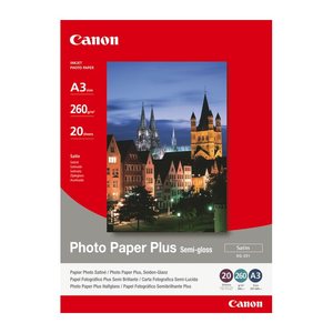 Canon Fotopapier SG-201 DIN A3 satiniert 260 g/qm 20 Blatt