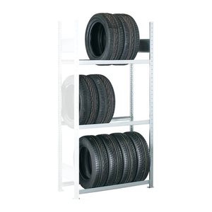 SCHULTE Anbau-Schwerlastregal 20983 silber 90,0 x 40,0 x 275,0 cm