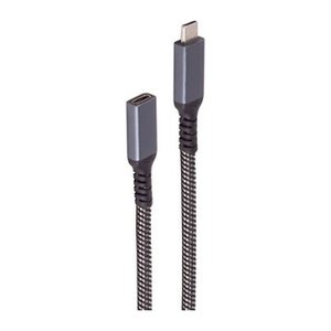 shiverpeaks USB-C Verlängerungskabel 3.2 PD Textil 50cm
