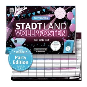 STADT LAND VOLLPFOSTEN - PARTY EDITION - DIN A4
