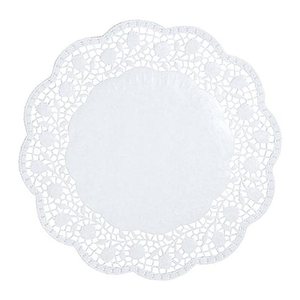 PAPSTAR Tortenspitzen rund weiß Ø 30,0 cm, 100 St.