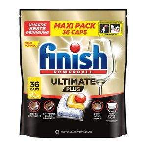 finish POWERBALL ULTIMATE PLUS CITRUS Spülmaschinentabs, 36 St.