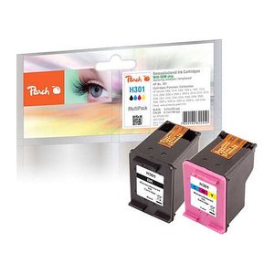 Peach Patrone HP Nr.301 MultiPack no ink level chip remanufactured