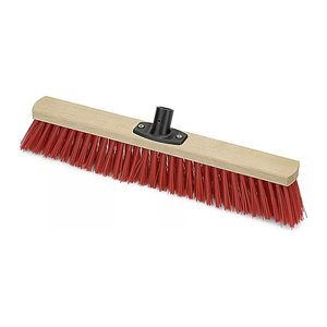 Nölle Besenkopf Power Stick Saalbesen rot Holz 40,0 cm breit