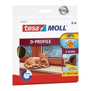 tesa tesamoll® INSULATION Dichtungsband braun 9,0 mm x 6,0 m 1 Rolle