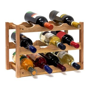 relaxdays Weinregal braun 42,0 x 21,0 x 28,0 cm, 1 St.