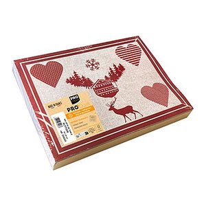 PROnappe Platzsets Höhenlage mehrfarbig 30,0 x 40,0 cm, 400 St.