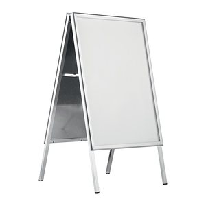 DURABLE Kundenstopper FOLD OUTDOOR silber DIN A1 2 Fächer 65,8 x 62,0 x 114,1 cm, 1 St.