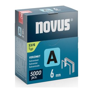 novus Tackerklammern Feindraht 53/6, 5.000 St.