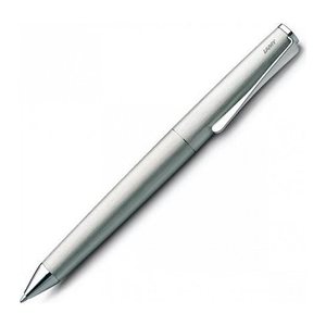 LAMY Kugelschreiber studio silber brushed, Schreibfarbe: schwarz, 1 St.