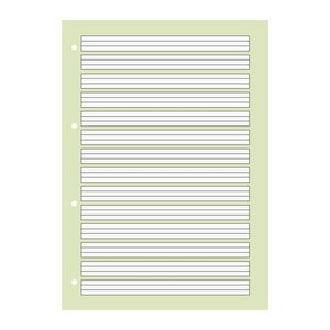 BRUNNEN Briefblock Premium DIN A4 rautiert Lineatur 1, 1 St.