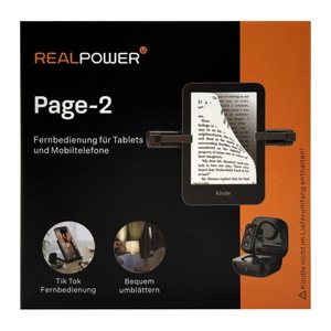 REALPOWER Page-2,2 Fernbedienungen um beim Kindle umzublätte