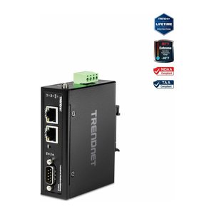 TRENDnet Industrial Modbus Gateway 2xRJ45->1xDB-9 seriell
