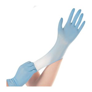 HYGOSTAR unisex Einmalhandschuhe SAFE SUPER STRETCH blau Größe XL, 100 St.