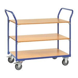 fetra Tischwagen 1802 blau 60,0 x 118,0 x 102,0 cm