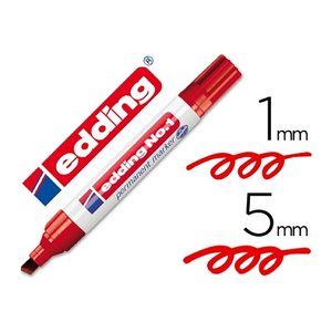 edding No. 1 Permanentmarker rot 1,0 - 5,0 mm, 10 St.