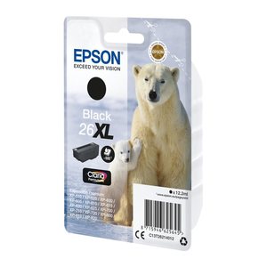 EPSON 26XL / T2621XL (Eisbär) schwarz Druckerpatrone