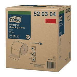 TORK Putztuchrolle Premium W1 Industrie 1-lagig grau, 950 Blätter, 1 Rolle