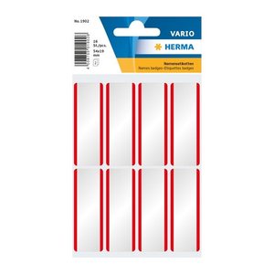 HERMA Namensetiketten 1902 weiß 54,0 x 19,0 mm, 16 St.