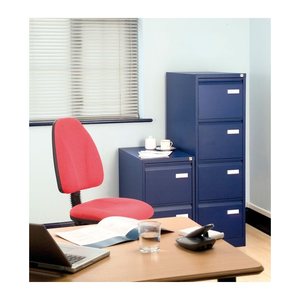 BISLEY LIGHT Hängeregistraturschrank lichtgrau 4 Schubladen 41,3 x 62,2 x 132,1 cm, 1 St.