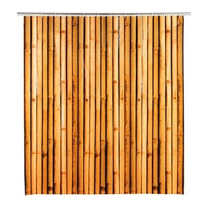 WENKO Duschvorhang Bambusa Motiv 180,0 x 200,0 cm