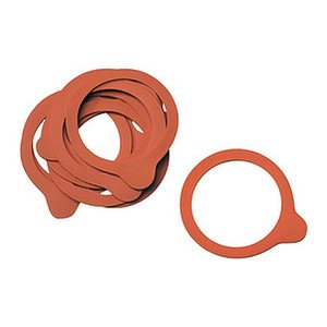 APS Gummiringe für Einmachgläser orange, 10 St.