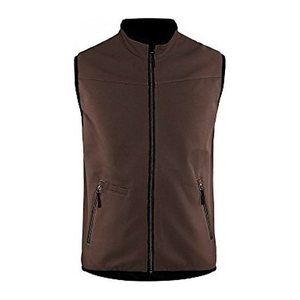 BLAKLÄDER® unisex Softshellweste 3850 schwarz, rot Größe 4XL