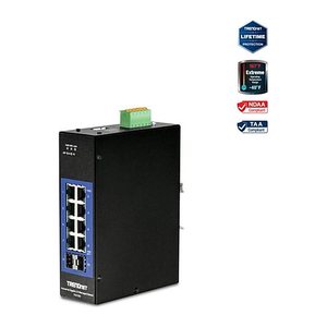TRENDnet Industrial Switch 10-Port Gbit L2 Manag. DIN-Rail