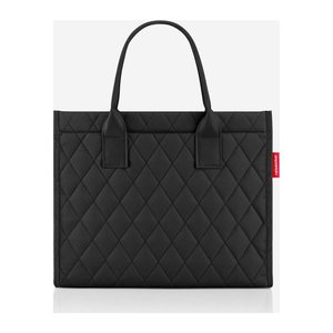 reisenthel® Einkaufstasche daily shopper rhombus Kunststoff schwarz DN7059