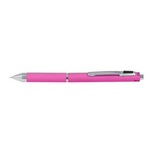 ONLINE® 4-Farben-Kugelschreiber Multipen pink, Schreibfarbe: rot, blau, schwarz, grau, 1 St.
