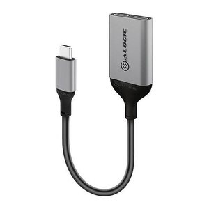 Alogic Adapter USB-C -> 2x USB-C St/2xBu 10cm Space grey