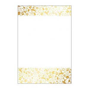 LUMA Motivpapier Goldregen Motiv DIN A4 100 g/qm 50 Blatt