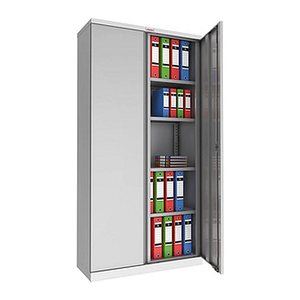 phoenix Stahlschrank SCL1891GGK grau 4 Fachböden 91,5 x 37,0 x 183,0 cm, zerlegt, 1 St.