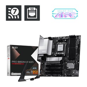 MSI Pro B850M-P Wifi (B850,AM5,mATX,DDR5)