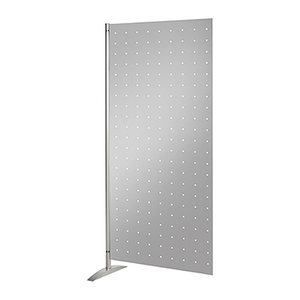Kerkmann Trennwand Metropol 45696614, silber 77,0 x 165,0 cm, 1 St.