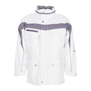 PLANAM® unisex Winterjacke PLALINE weiß, zink Größe S
