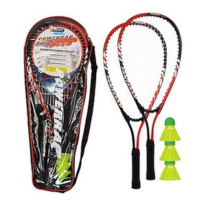 BEST®SPORTING Badminton-Set rot/schwarz