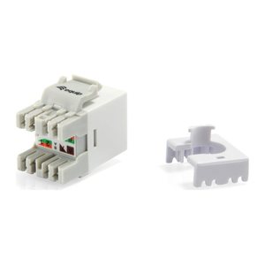 Equip Keystone Jack ungeschirmt Cat6 slim LSA 8Stk ws