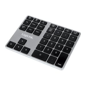 Logilink Keypad Bluetooth, mit 35 Tasten, ALU, Space grau