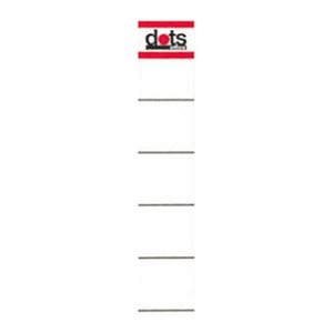 dots Ordneretiketten weiß für 5,0 cm Rückenbreite, 10 St.