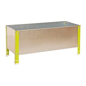 Simonrack Hochbeet SIMONGARDEN URBAN KID Metall silber, grün rechteckig 120,0 x 60,0 x 41,0 cm, 1 St.