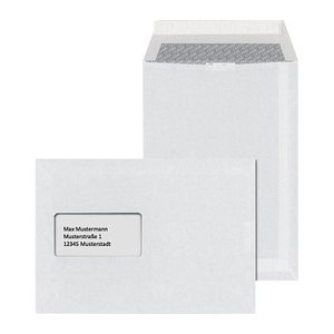 ÖKI Versandtaschen DIN C5 mit Fenster weiß 500 St.