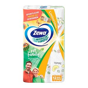 AKTION: Zewa Küchenrollen WISCH&WEG Fit Family 2-lagig, 12 Rollen