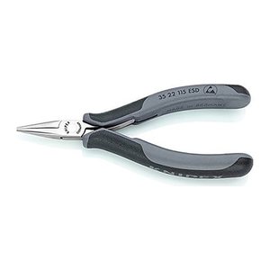 KNIPEX Flachrundzange ESD 35 22 115 ESD, Länge: 11,5 cm, 1 St.