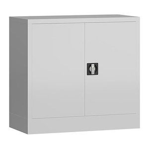 ClassiX Stahlschrank X-530307 signalweiß 1 Fachboden 80,0 x 38,0 x 75,0 cm, aufgebaut, 1 St.
