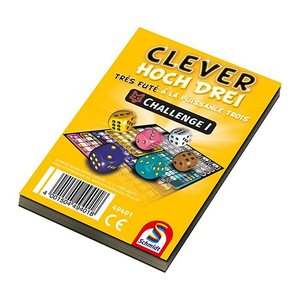 Schmidt Clever hoch Drei Challenge I Zusatzblock Spielblock, 1 St.