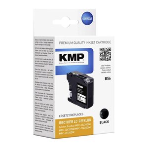 KMP B56 schwarz Druckerpatrone kompatibel zu brother LC-229XLBK