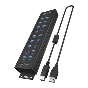 ICY BOX USB Hub 18 Port USB-A IB-HUB1720-U3