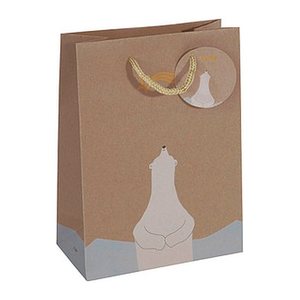 SIGEL Geschenktüten Polar bear with shooting star Motiv 17,0 x 23,0 cm, 5 St.